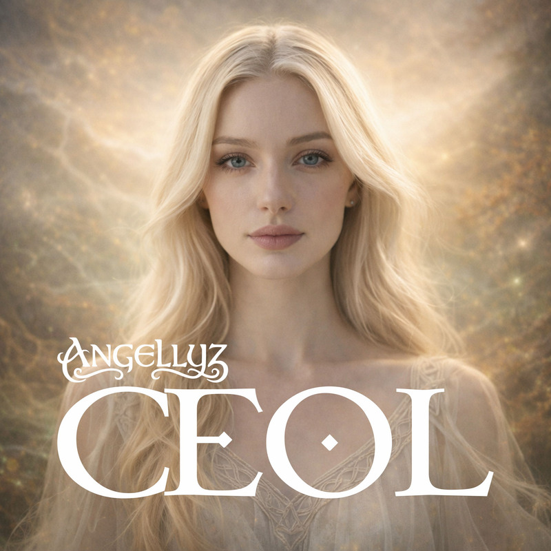 Capa de CEOL, álbum de Angellyz sobre música como linguagem da alma.